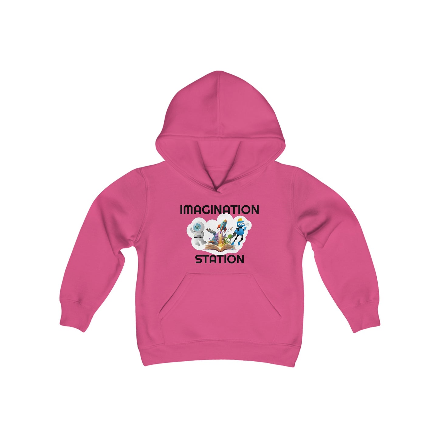 WizerGear: WizerBot™ Youth Heavy Blend Hooded Sweatshirt