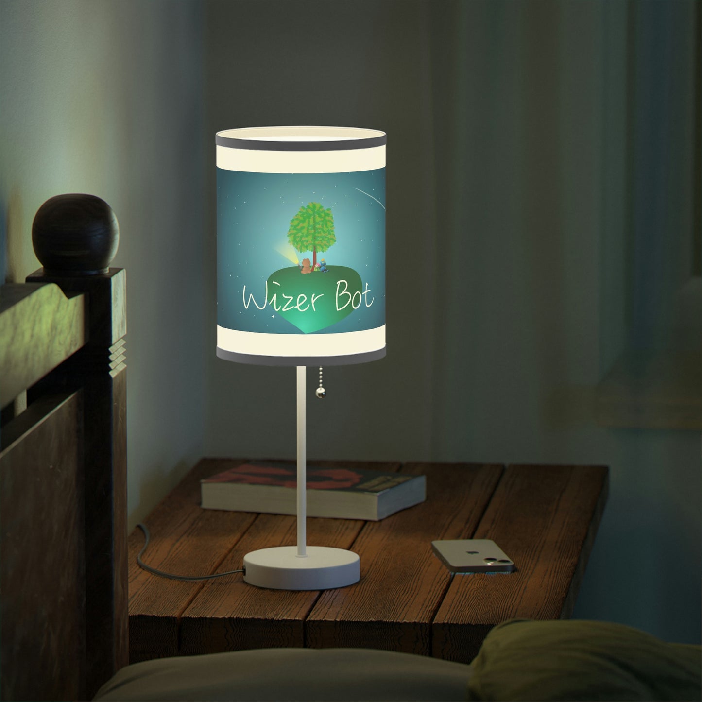 WizerBot™ Lamp on a Stand, US|CA plug (Home Products)